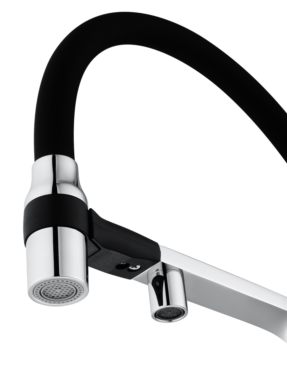 Смеситель для кухни с гибким изливом и подключением фильтра WONZON & WOGHAND, Хром (WW-88458013-CR)