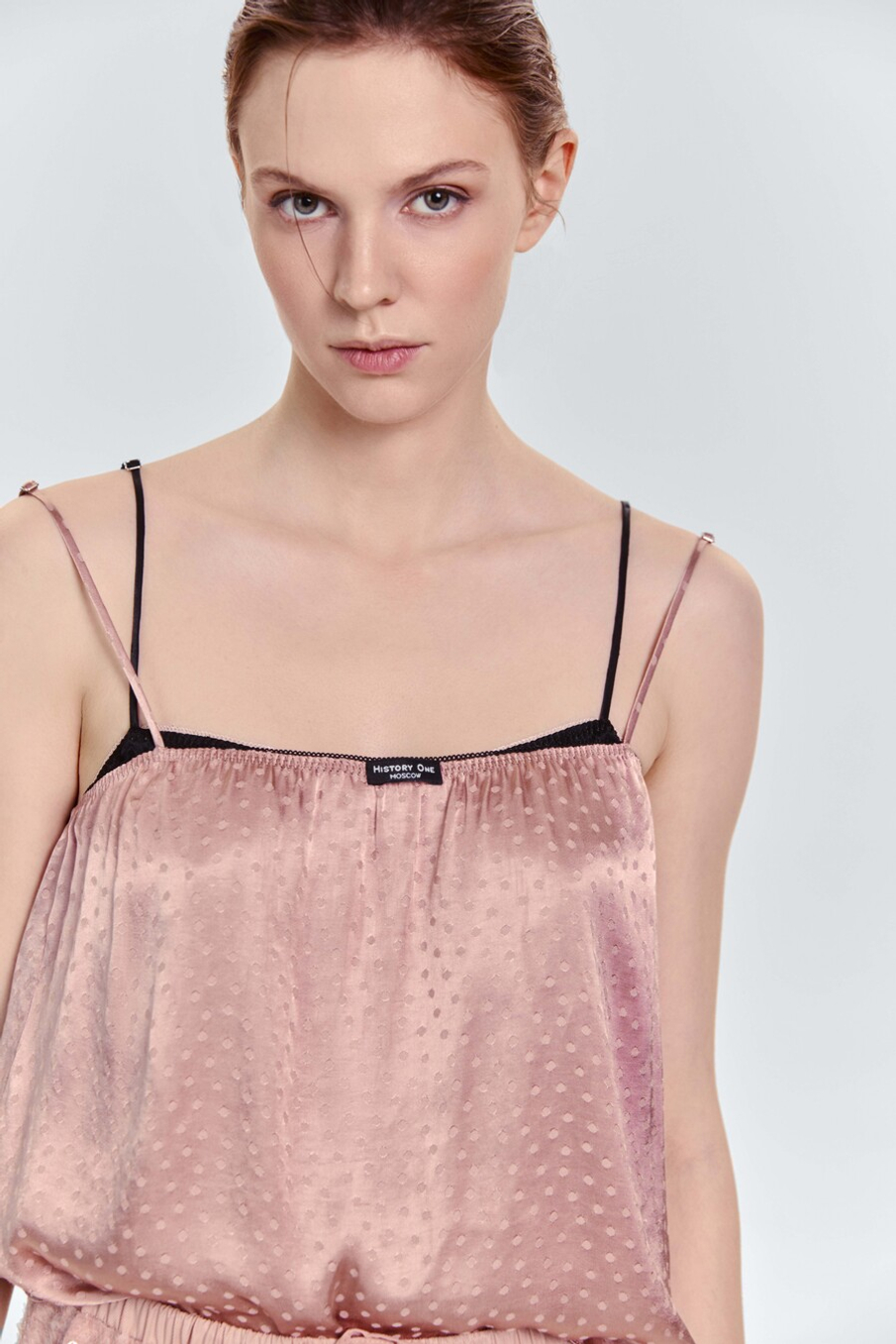 Топ бельевой из атласа