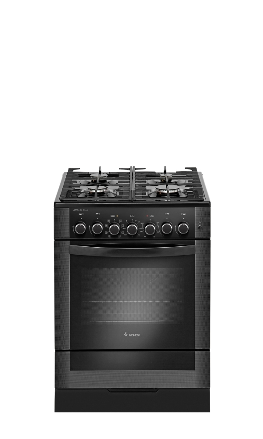 Плита газовая GEFEST ПГЭ 6502-03 0029 (черн.с раст рис)