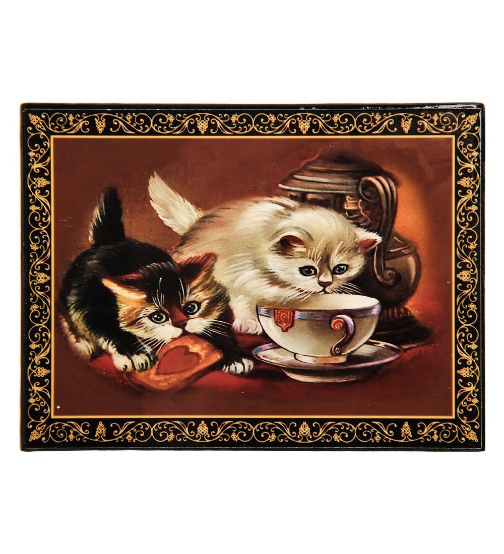 Народные промыслы ШК-11/13-E Шкатулка в технике декупаж (8х10х4)