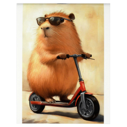 Блокнот А6 40 л. ФЕНИКС Капибара на самокате (71602)