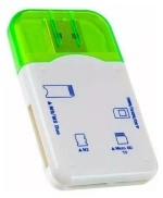 Картридер Универсальный SD/MMC+Micro SD+MS+M2 Perfeo PF-VI-R010
