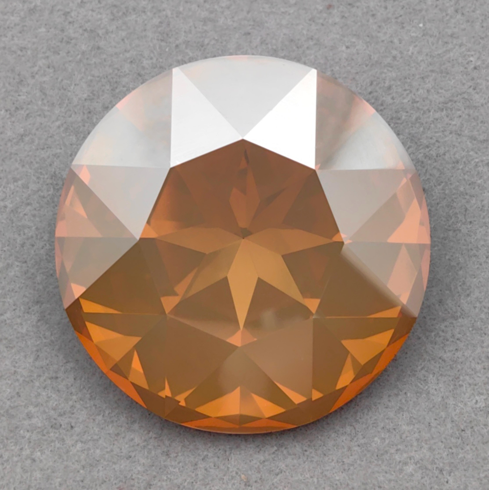 Swarovski 1201 Round FS, White Opal Golden Shadow F