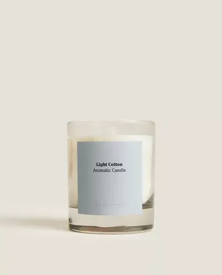 ZARA HOME АРОМАТИЧЕСКАЯ СВЕЧА LIGHT COTTON
