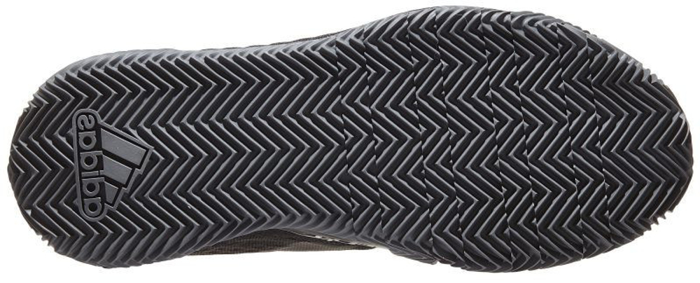 Мужские кроссовки теннисные Adidas Stycon M Clay - core black/night metallic/grey six