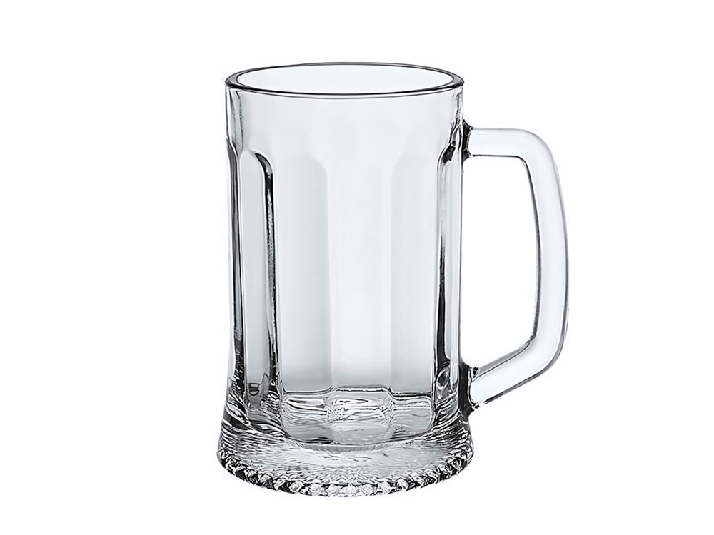 Кружка пивная 500мл "Ладья" с рифлением