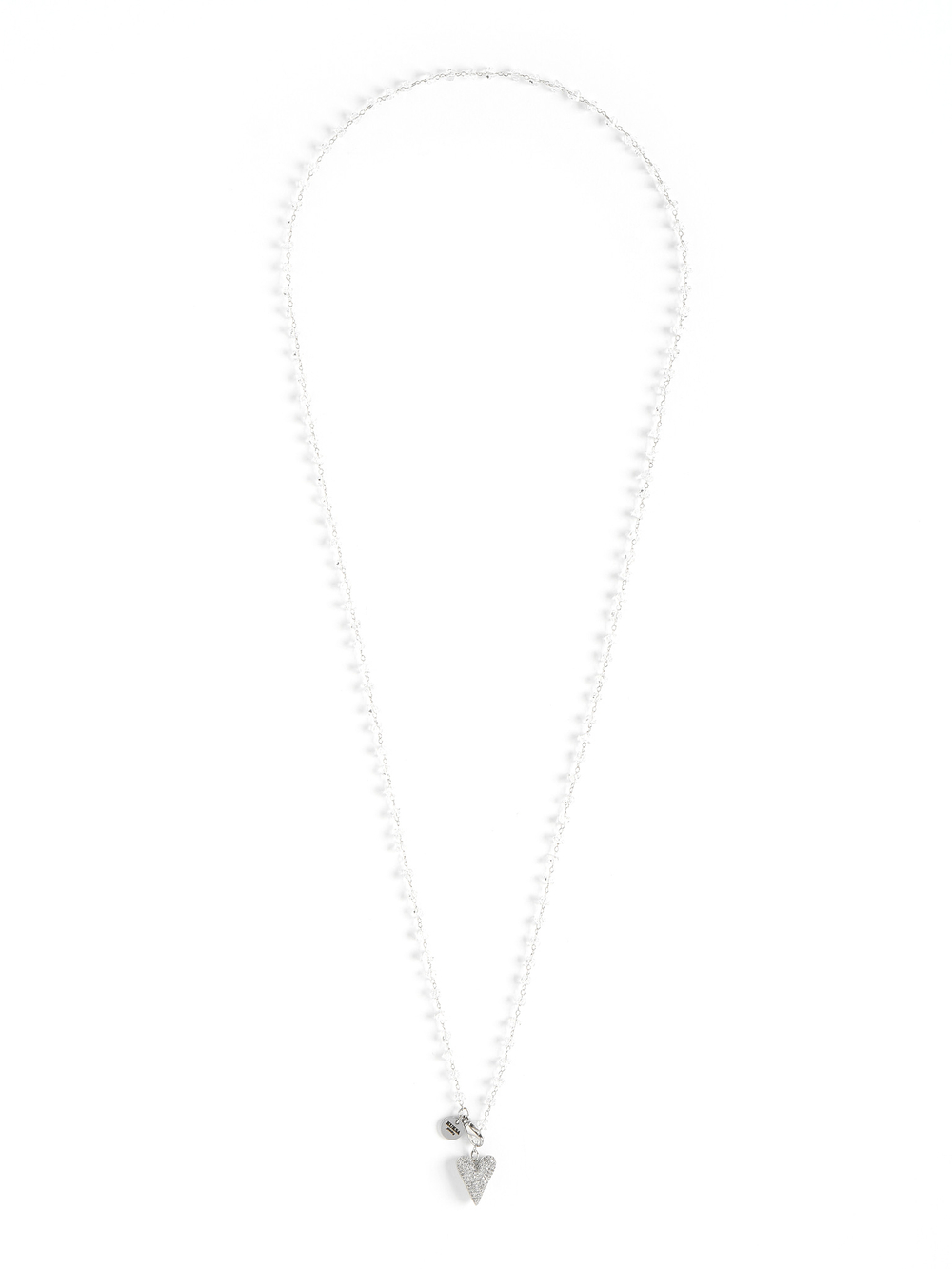 Сотуар "Points White" Heart Silver