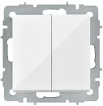 BRITE Выключатель 2-клавишный перекрестный 10А ВС10-2-3-БрБ белый IEK