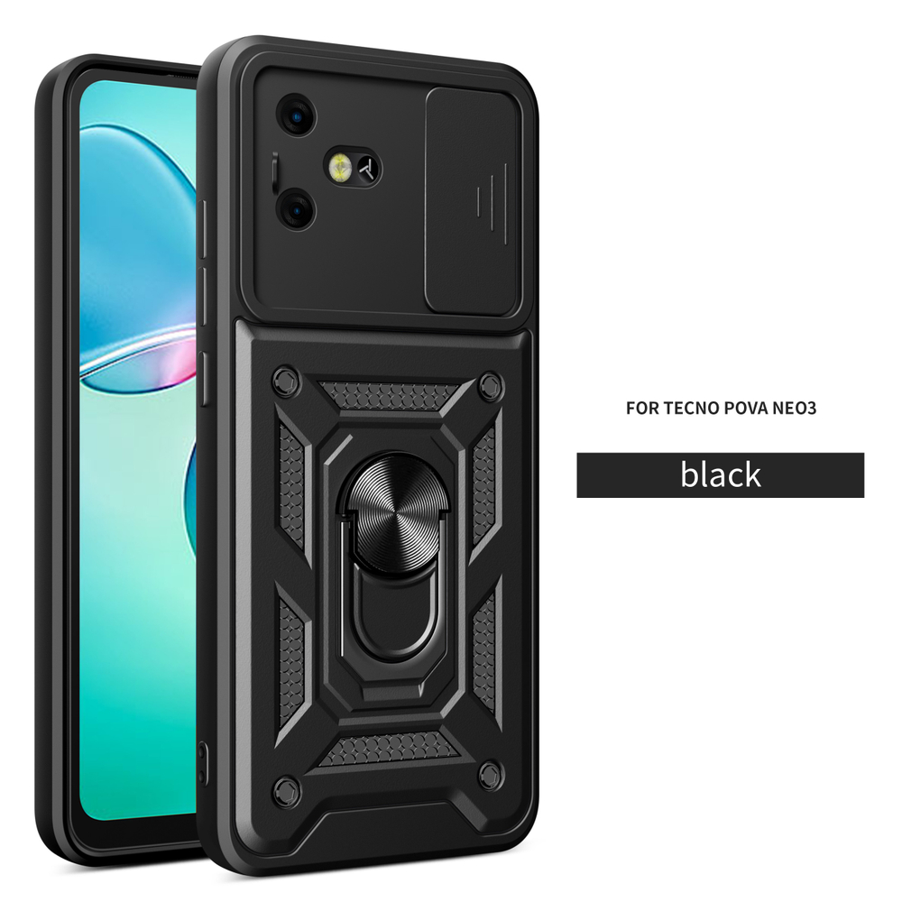 Чехол с кольцом Bumper Case для Tecno Pova 3