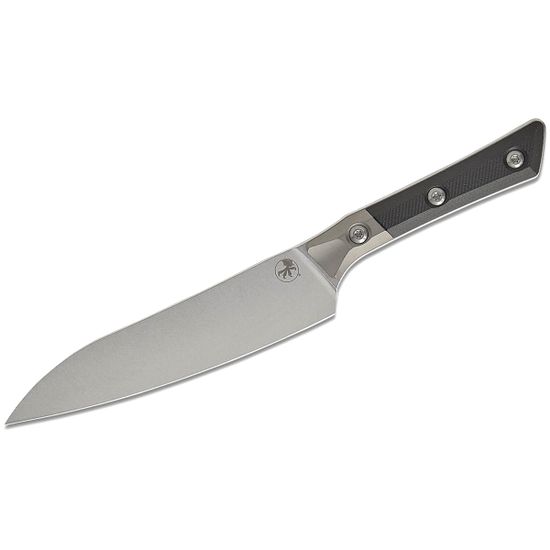 Нож кухонный Microtech Utility Knife 3400B-10BK с клинком из стали M390MK, рукоять G-10/титан