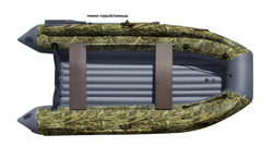 Лодка ПВХ Reef Triton 390Fi НД с интегрированным фальшбортом