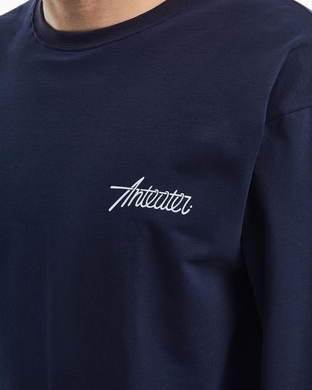 Лонгслив Anteater Phat Long 113 синий