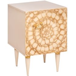 Ручка мебельная Птичка Терра правая Айвори