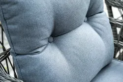 "Цесена" обеденная группа плетеная из искусственного ротанга, цвет графит