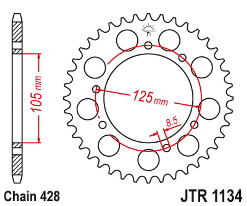 Звезда JTR1134.50ZBK