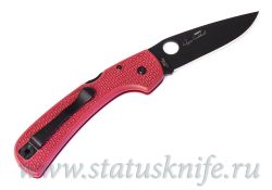 Нож Spyderco Goddard Red FRN 4V Blade Exclusive C16FPRDBKфотография - 4
