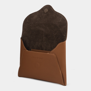 Сумка-клатч Florette из кожи теленка, цвета карамель