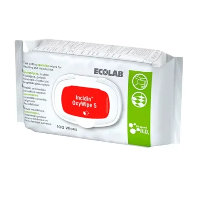 Incidin Oxiwipe S салфетки спороцидные влажные 200х200 мм 100 шт