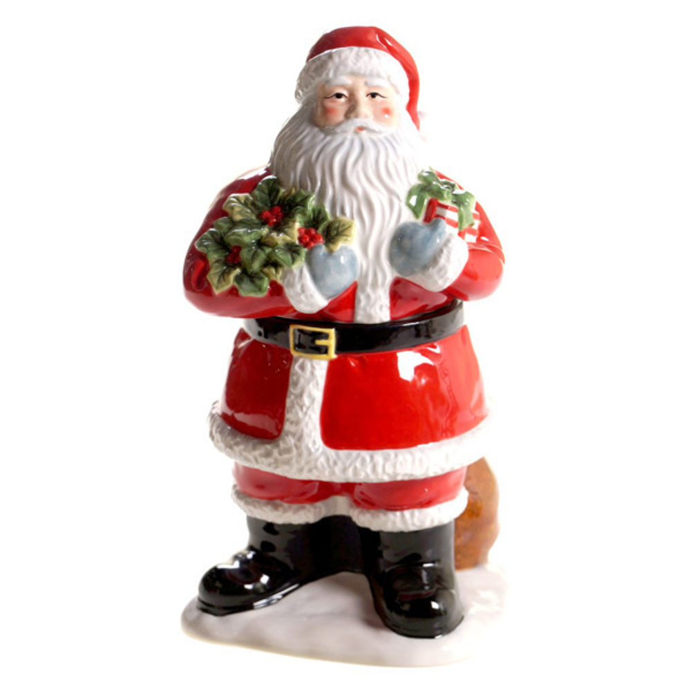 Банка для печенья 3D Certified Int. Винтажный Санта 31см