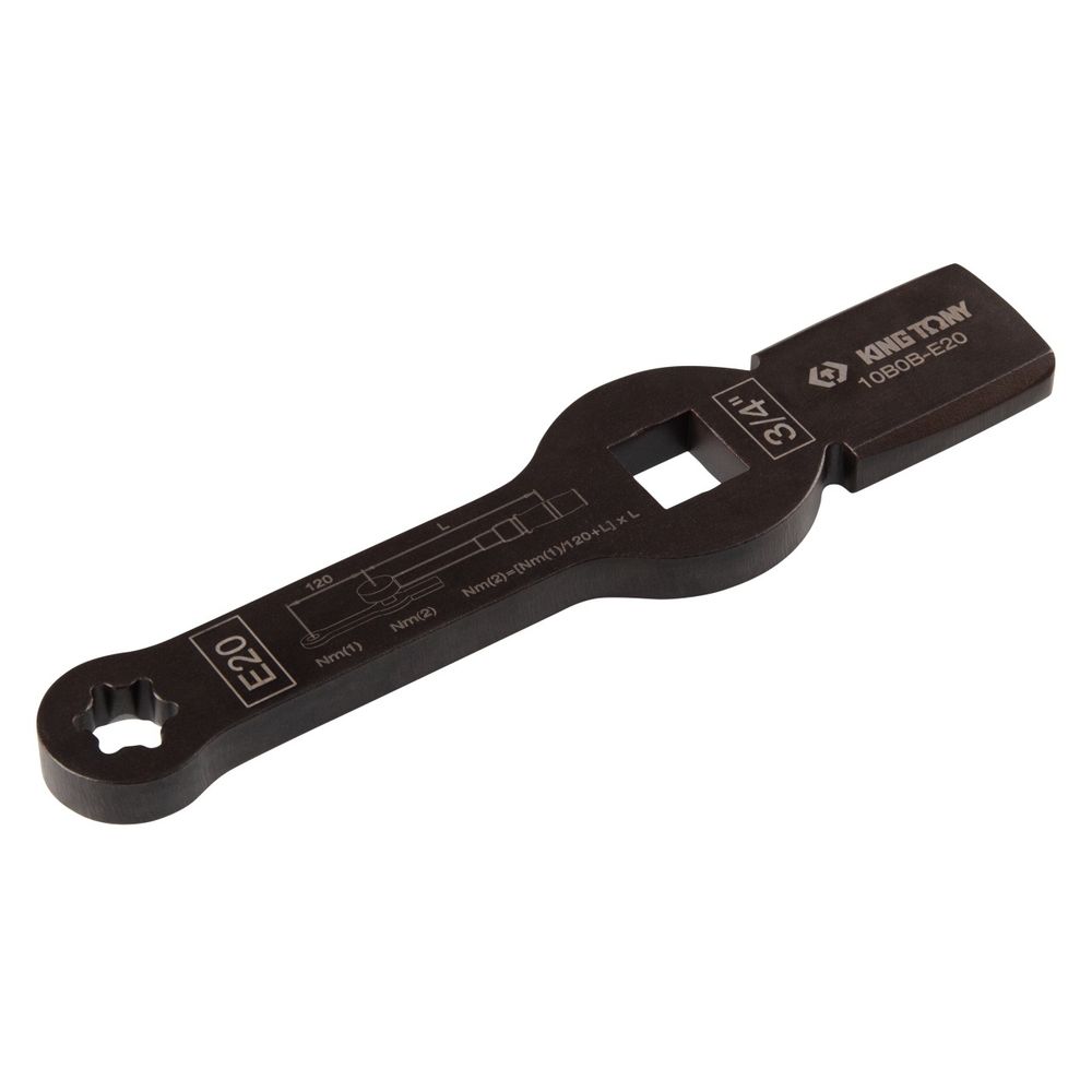 KING TONY (10B0B-E20) Ключ для тормозных суппортов грузовых автомобилей E20, 3/4", ударный