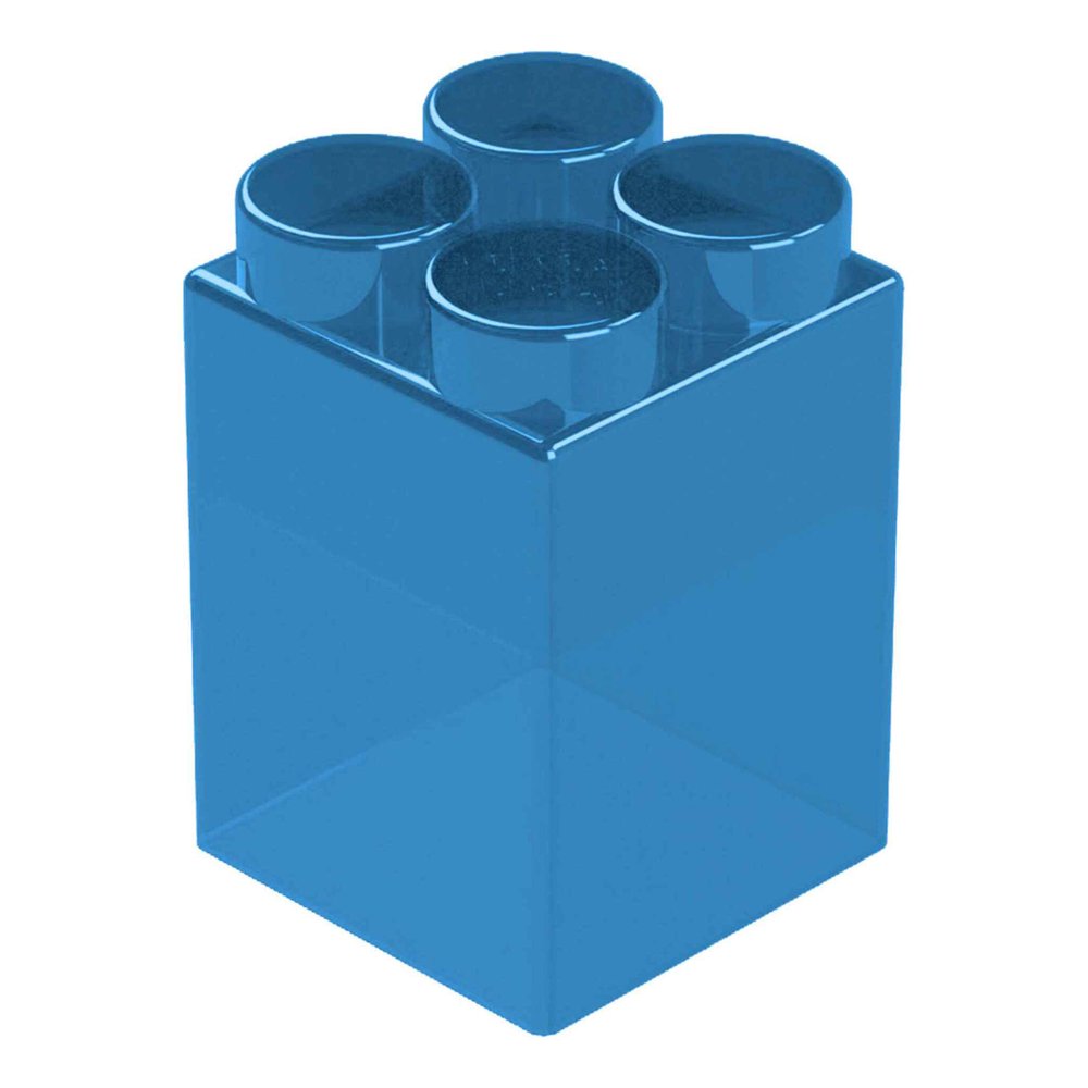 Элемент прозрачный высокий 6x6x10 см для GigaBloks 5"