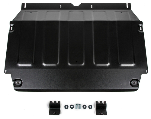 Защита картера и КПП АвтоБроня для Lexus UX 200 (V - 2.0) 2018-н.в./Toyota C-HR (V - 1.2T; 1.8 Hybrid; 2.0) FWD 2018-н.в., штампованная, сталь 1.8 мм, с крепежом, 111.09524.1