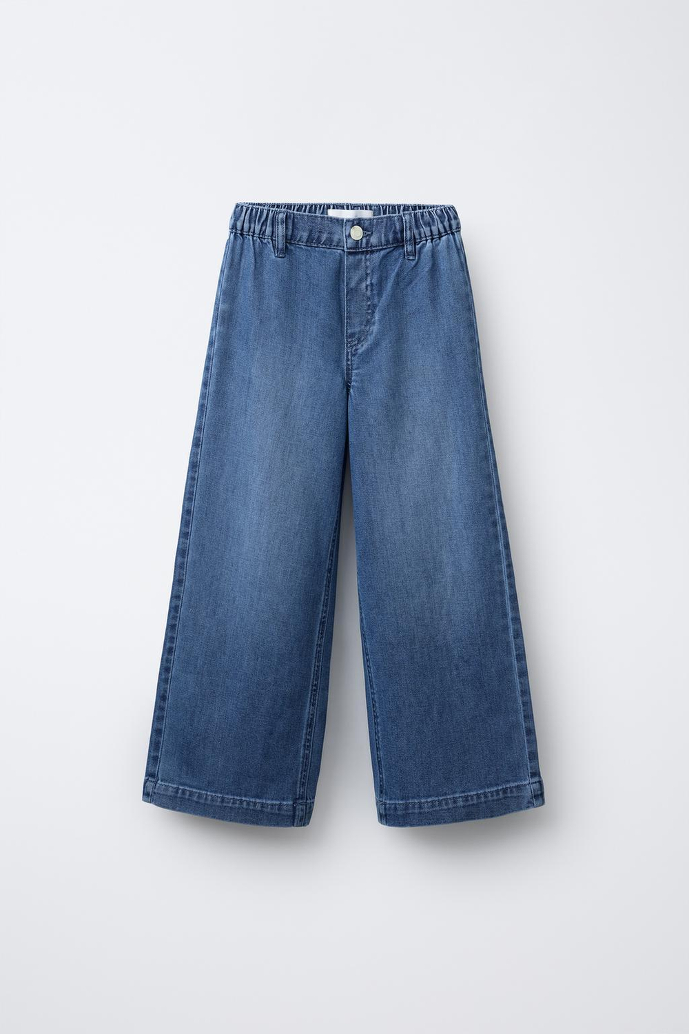 ZARA ДЖИНСЫ WIDE LEG, СИНИЙ