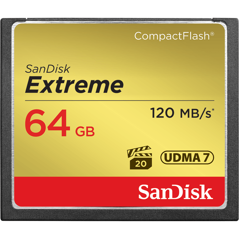 Карта памяти SanDisk CF Extreme 64 GB 120 MB/s