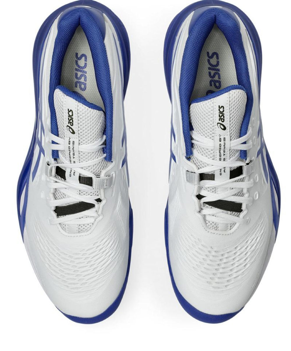 Мужские кроссовки теннисные Asics Gel-Resolution X - белый/темный кобальт