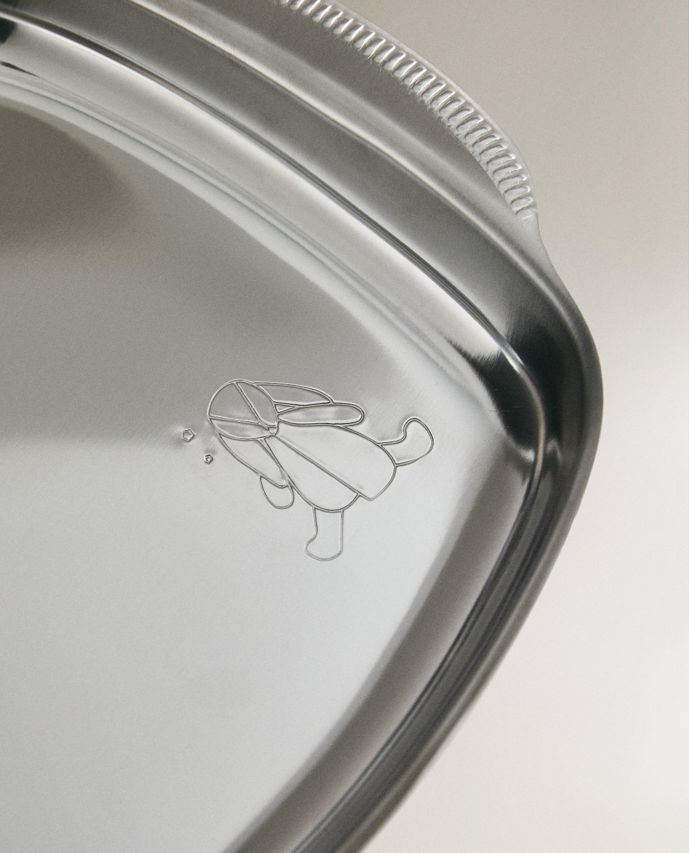 Zara Home тарелка из нержавеющей стали, 18 см