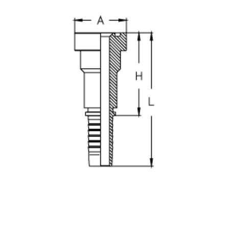 Фитинг DN 20 SFS CAT 3/4 41.3 TIEFFE