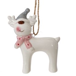 GAEM Фигурка декоративная подвесная "Олень", L8 W3 H11,5 см, 4в.