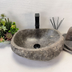 Раковина из речного камня RS-63557 (46*36*15) 0122