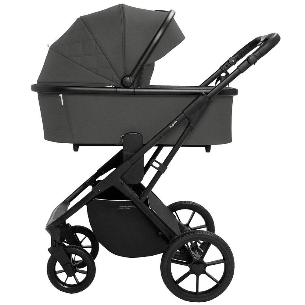 Детская коляска Sweet Baby Porto 2 в 1 Dark Grey