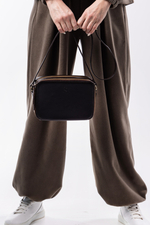 Louis Lefevre Сумка женская натуральная кожа через плечо кросс боди коричневая