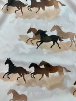 Пижамный костюм с лошадьми (с кантом\без)