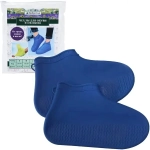 Чехлы на обувь от дождя и грязи «Прогулка» р-р M (35-39) из силикона цвет синий