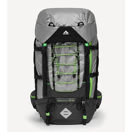 Рюкзак BERGER Hiking Ascent 55+10 л, серый
