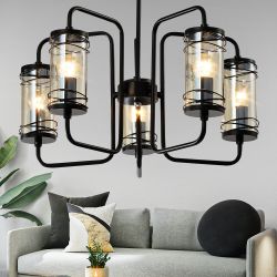 Люстра Rivoli Akanta 5061-305 5 х E14 40 Вт лофт - кантри | Rivoli