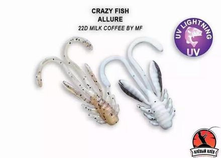 ALLURE 1,1"  46-27-22d-6 Силиконовые приманки Crazy Fish