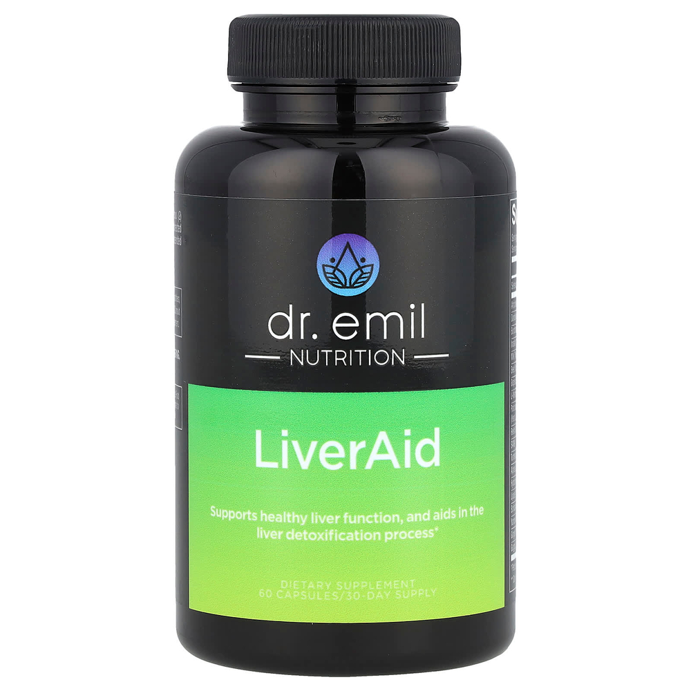 Dr. Emil Nutrition, LiverAid, 60 капсул