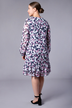 Платье женское 3468ЛП, Цветы #284Цвд053468ЛП