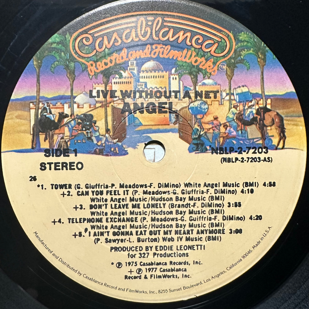 Angel- Live Without A Net 2LP (США 1980г.)