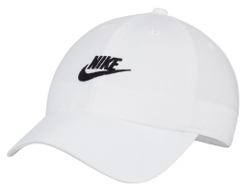 Теннисная кепка Nike Club Unstructured Futura Wash Cap - white/black