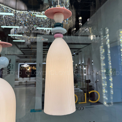 Подвесной светильник Cloyd LOTTIE-E P1 / Ø10 см - керамика - золото (арт.11893)