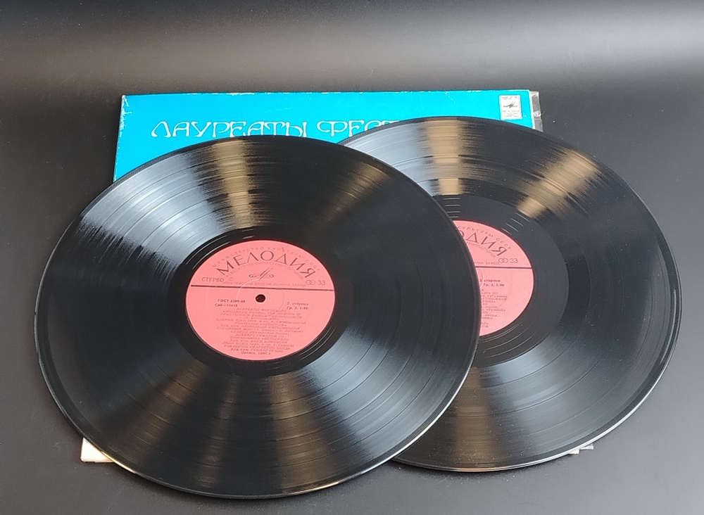 Лауреаты фестиваля Весенние ритмы Тбилиси-80 - 2LP. Виниловые пластинки 2 штуки 12 дюймов. Мелодия СССР