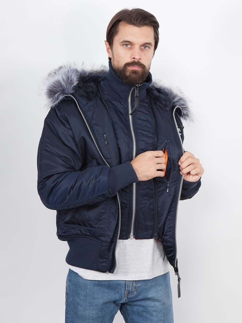 AVIATOR HD (т.синий/оранж - r.blue/orange)