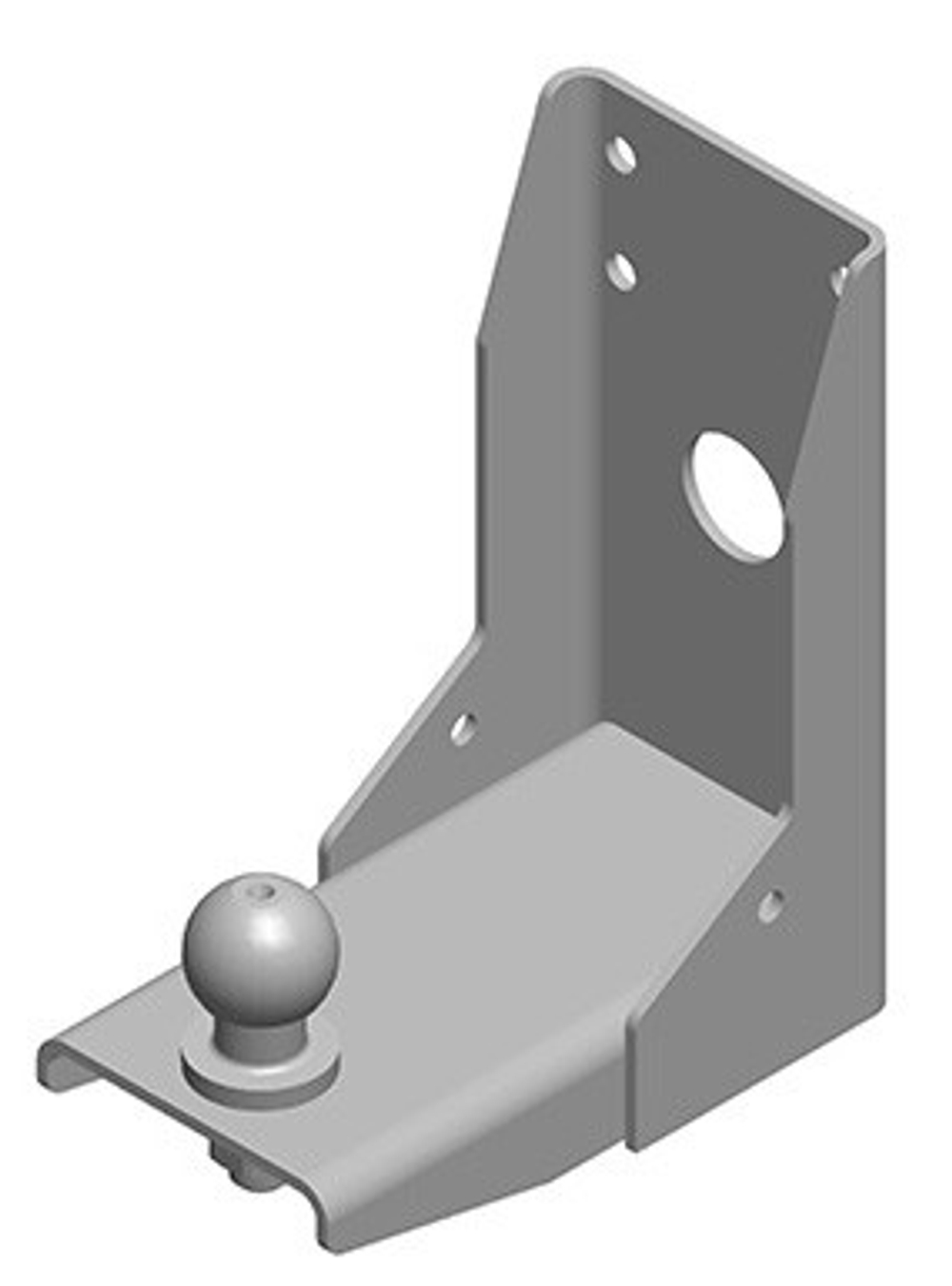 Фаркоп для УАЗ 2206, 3909(452), 3741, 3962, 39625, 3963 Буханка 1985- Тип шара: E. Нагрузки: 800/50 кг, UAZ-03