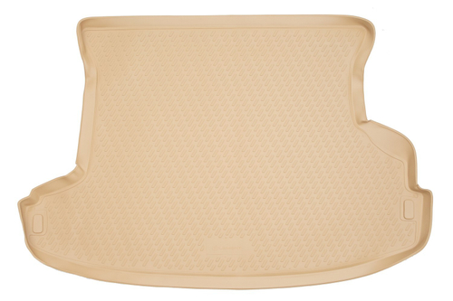 Коврик в багажник для NISSAN X-Trail (Т30) 2001-2007, кроссовер (полиуретан, бежевый) CARNIS00032B