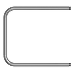 Полотенцесушитель MIXLINE SIMPLE P 50х60 1''